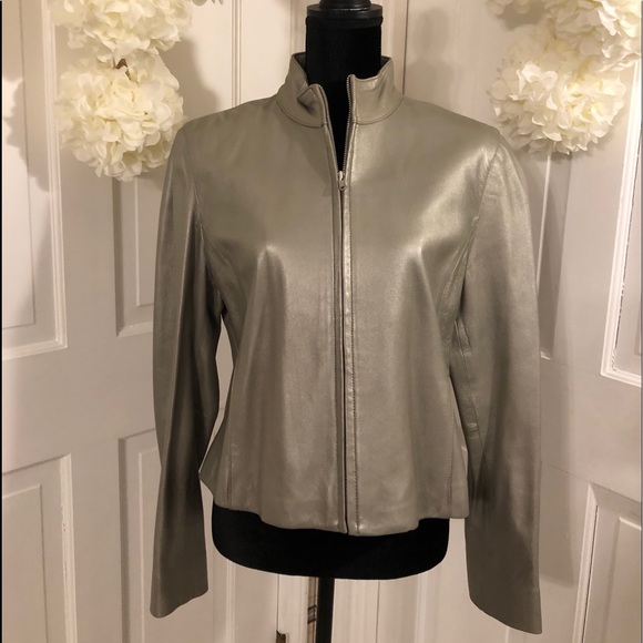 Jones New York Leather Jacket - Picture 8 of 13